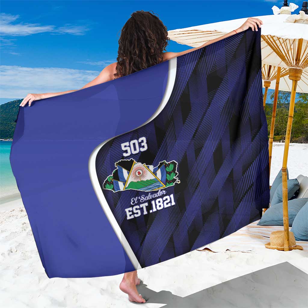 El Salvador Independence Day Sarong Since 1821 September 15 - Wonder Print Shop