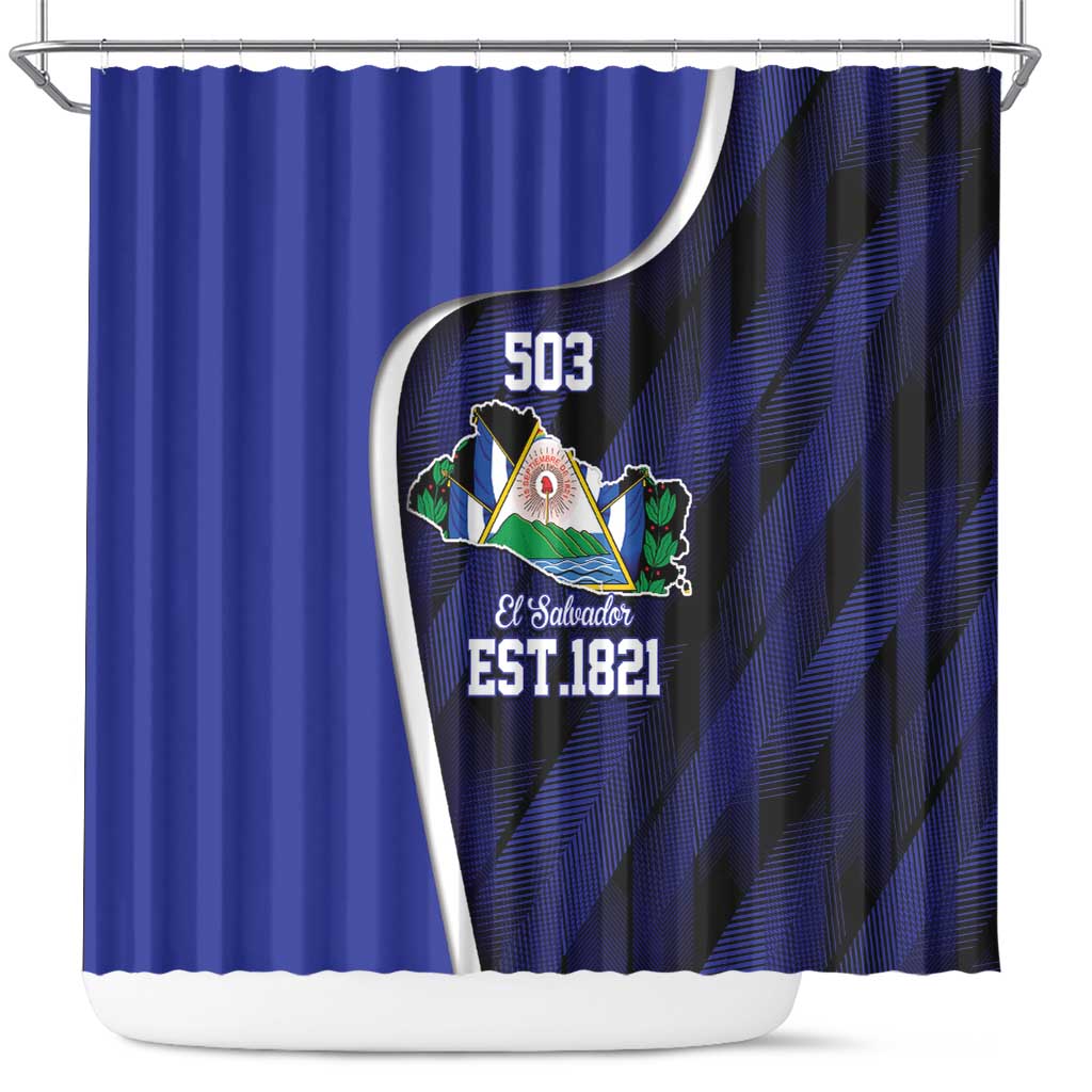El Salvador Independence Day Shower Curtain Since 1821 September 15 - Wonder Print Shop
