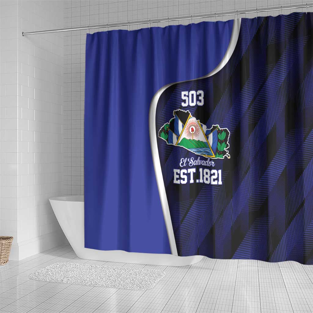 El Salvador Independence Day Shower Curtain Since 1821 September 15 - Wonder Print Shop