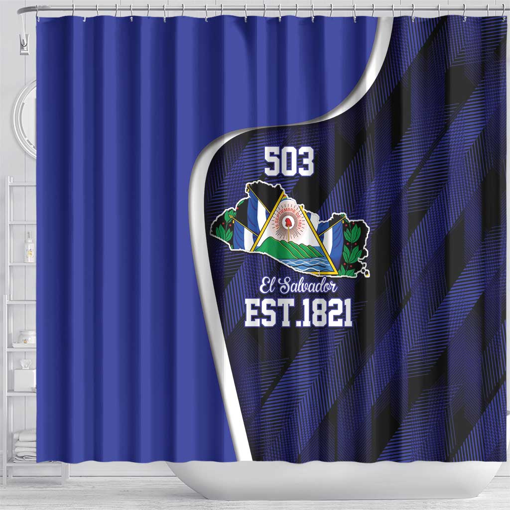 El Salvador Independence Day Shower Curtain Since 1821 September 15 - Wonder Print Shop
