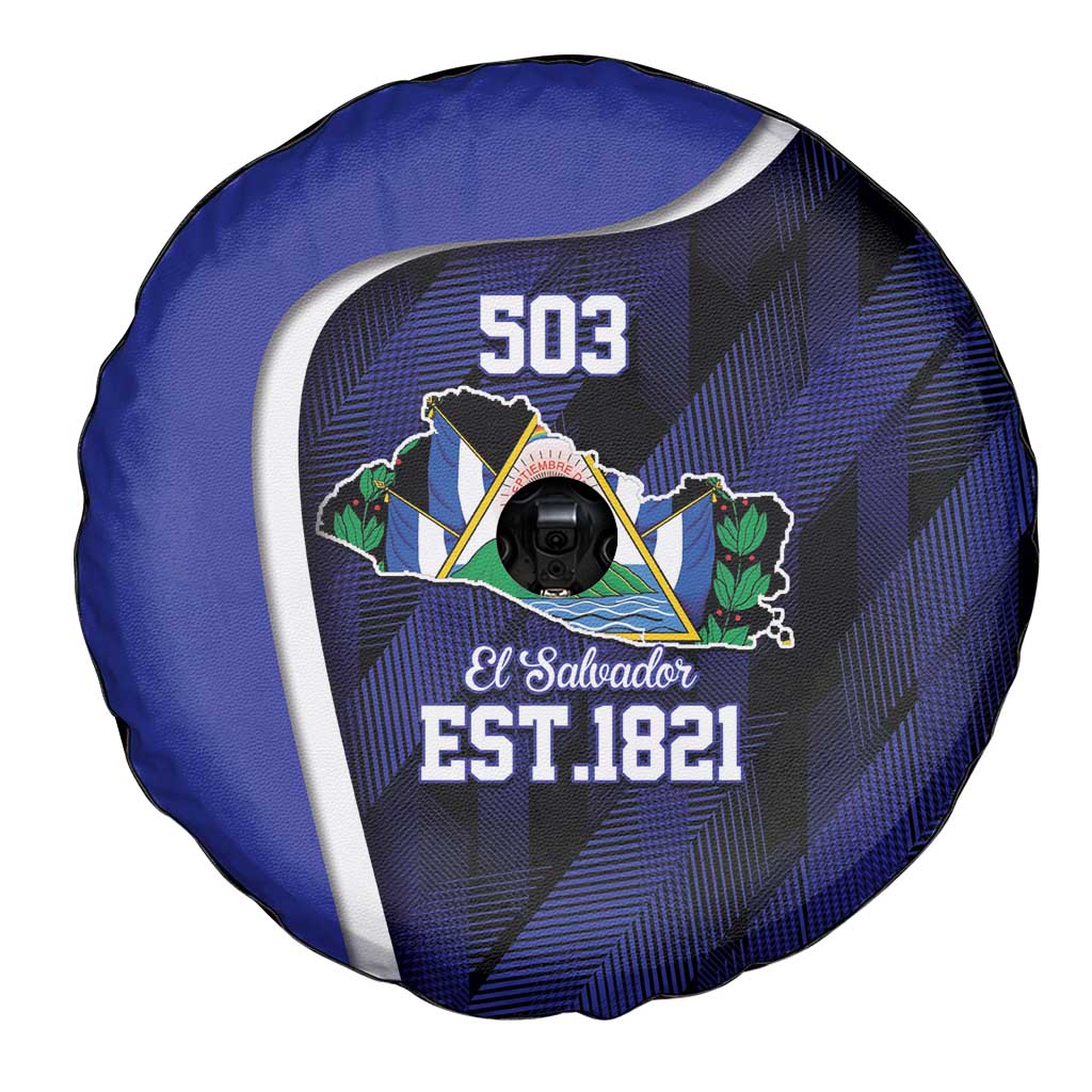 El Salvador Independence Day Spare Tire Cover Since 1821 September 15 - Wonder Print Shop