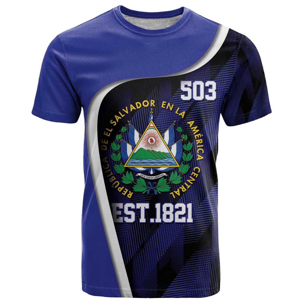 El Salvador Independence Day T Shirt Since 1821 September 15 - Wonder Print Shop