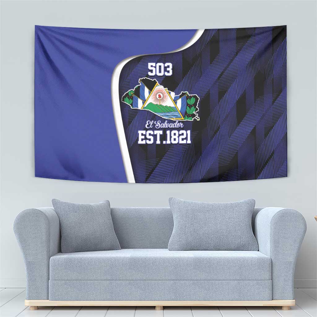 El Salvador Independence Day Tapestry Since 1821 September 15 - Wonder Print Shop