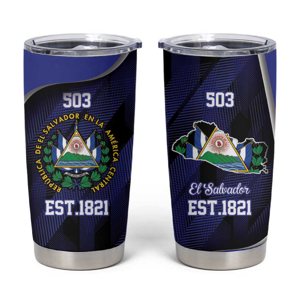 El Salvador Independence Day Tumbler Cup Since 1821 September 15 - Wonder Print Shop