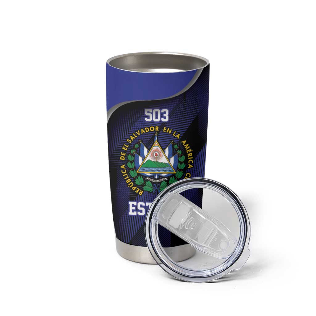 El Salvador Independence Day Tumbler Cup Since 1821 September 15 - Wonder Print Shop