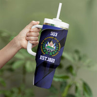 El Salvador Independence Day Tumbler With Handle Since 1821 September 15 - Wonder Print Shop