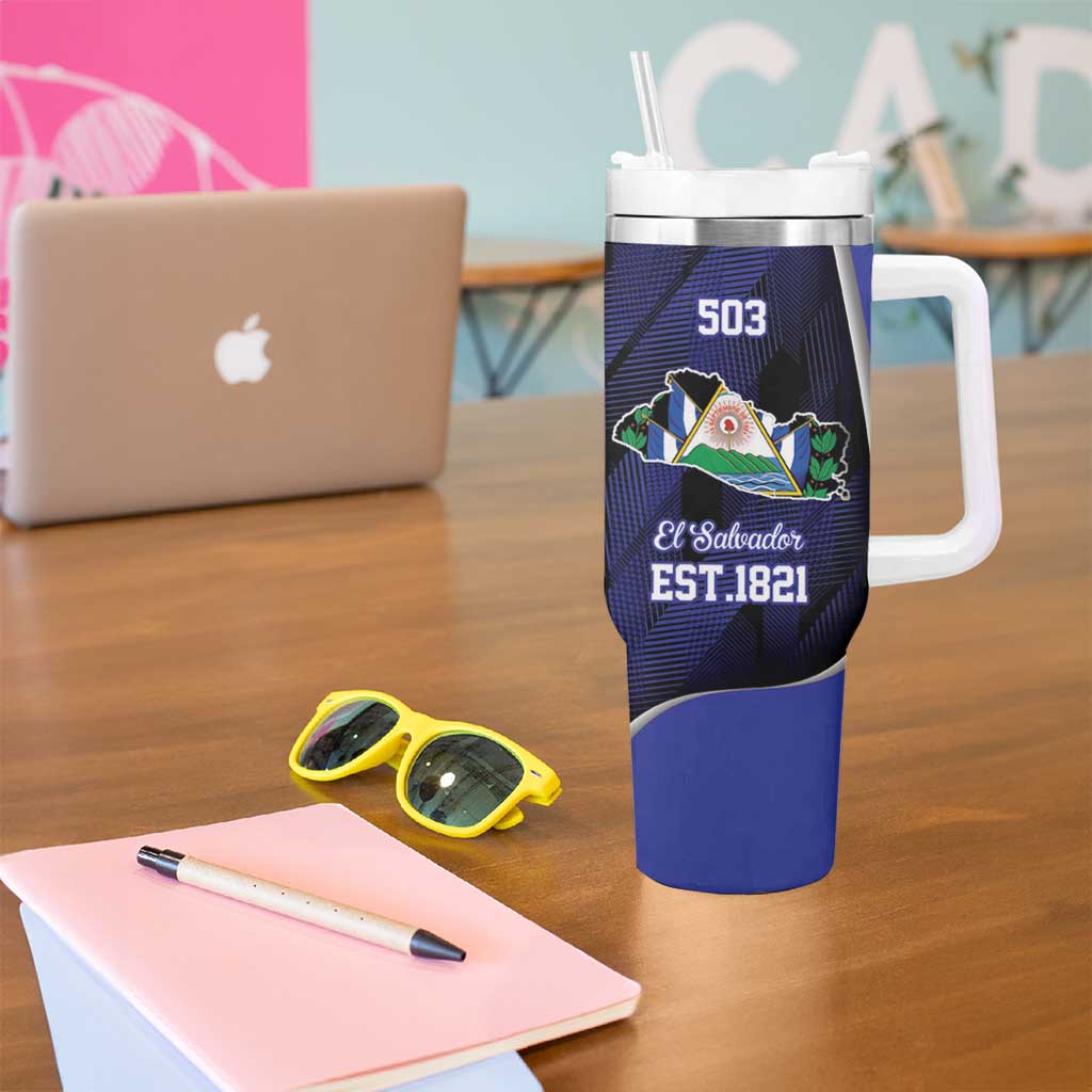 El Salvador Independence Day Tumbler With Handle Since 1821 September 15 - Wonder Print Shop