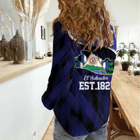 El Salvador Independence Day Women Casual Shirt Since 1821 September 15 - Wonder Print Shop