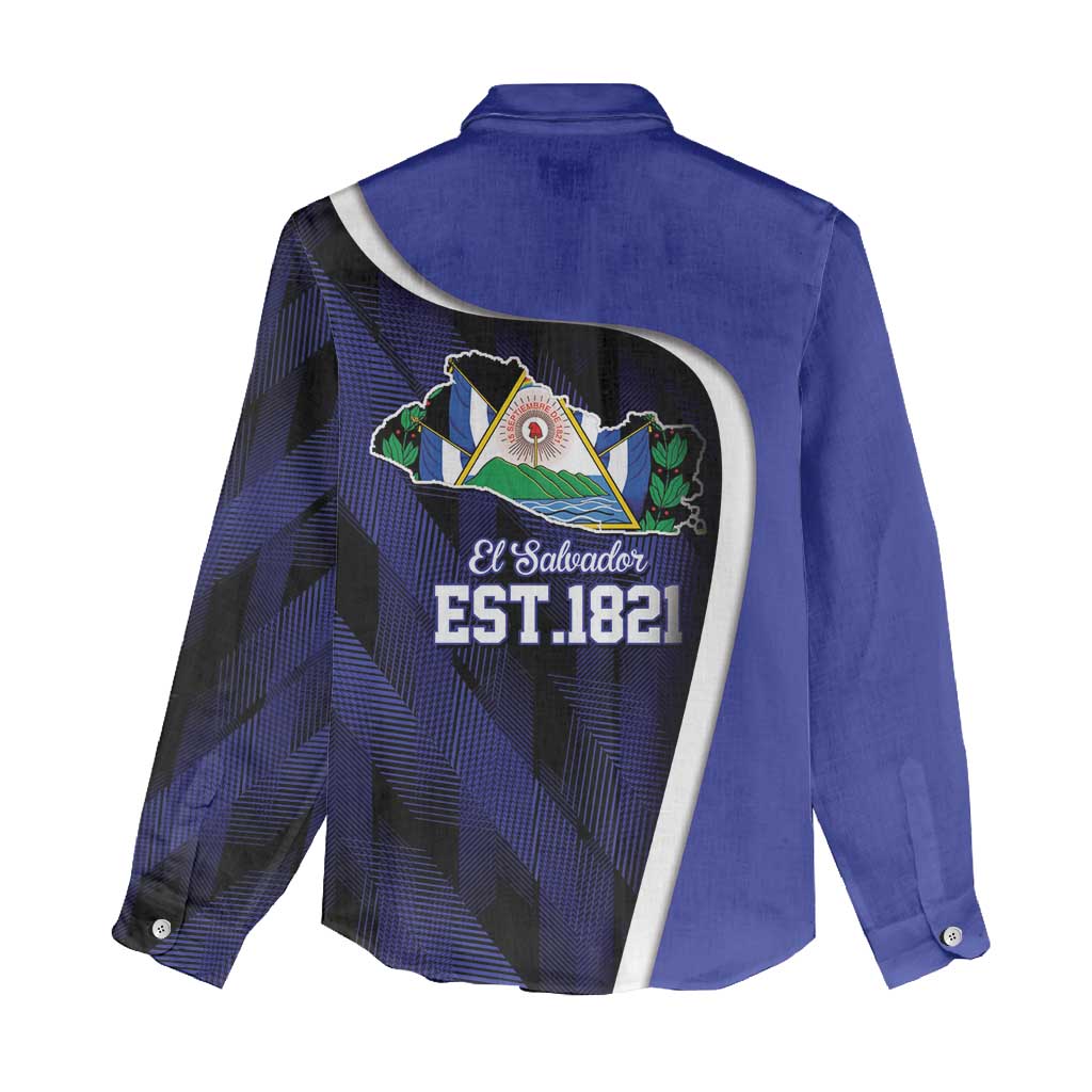 El Salvador Independence Day Women Casual Shirt Since 1821 September 15 - Wonder Print Shop