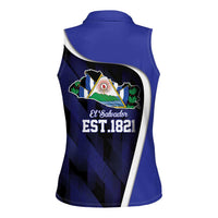 El Salvador Independence Day Women Sleeveless Polo Shirt Since 1821 September 15 - Wonder Print Shop