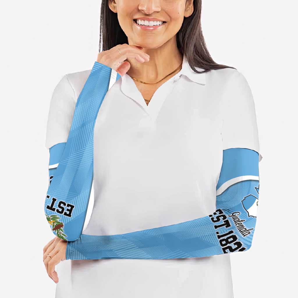 Guatemala Independence Day Arm Sleeves Since 1821 September 15 - Wonder Print Shop