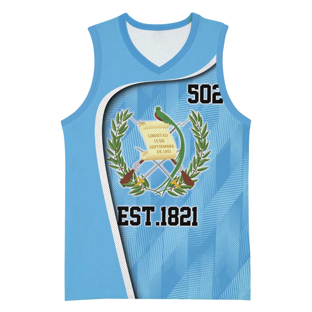 Guatemala Independence Day Basketball Jersey Since 1821 September 15 - Wonder Print Shop