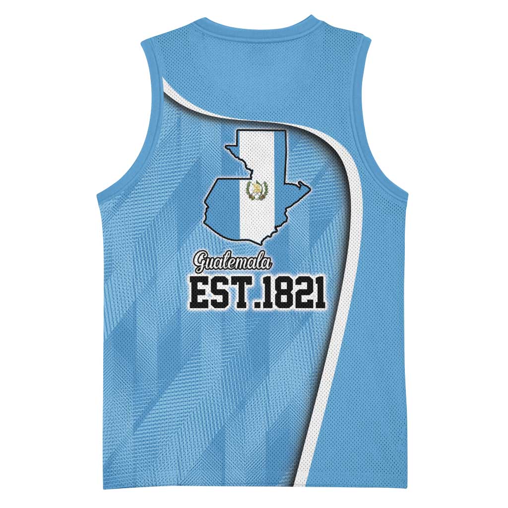 Guatemala Independence Day Basketball Jersey Since 1821 September 15 - Wonder Print Shop