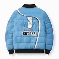 Guatemala Independence Day Bomber Puffer Jacket Since 1821 September 15 - Wonder Print Shop
