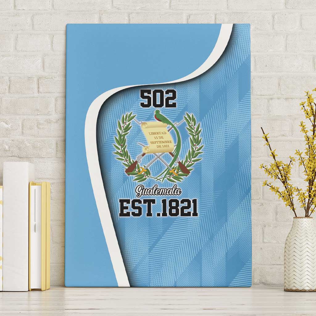 Guatemala Independence Day Canvas Wall Art Since 1821 September 15 - Wonder Print Shop