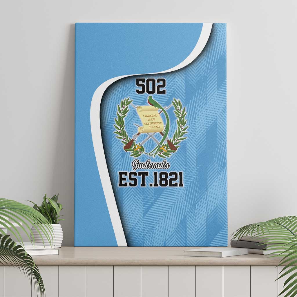 Guatemala Independence Day Canvas Wall Art Since 1821 September 15 - Wonder Print Shop