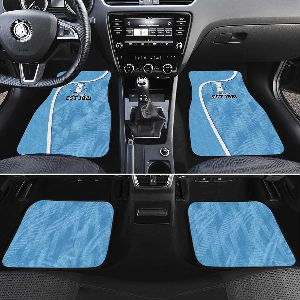 Guatemala Independence Day Car Mats Since 1821 September 15 - Wonder Print Shop