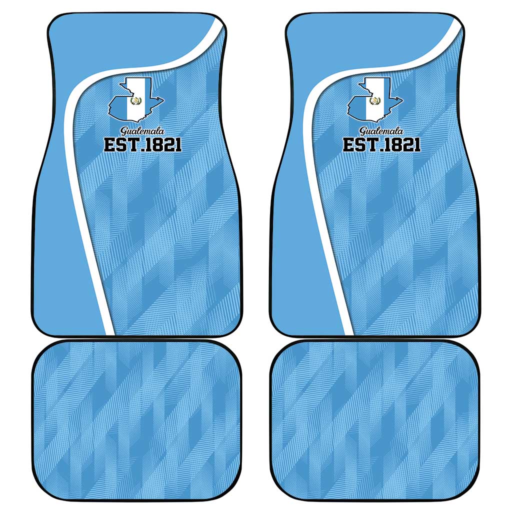 Guatemala Independence Day Car Mats Since 1821 September 15 - Wonder Print Shop
