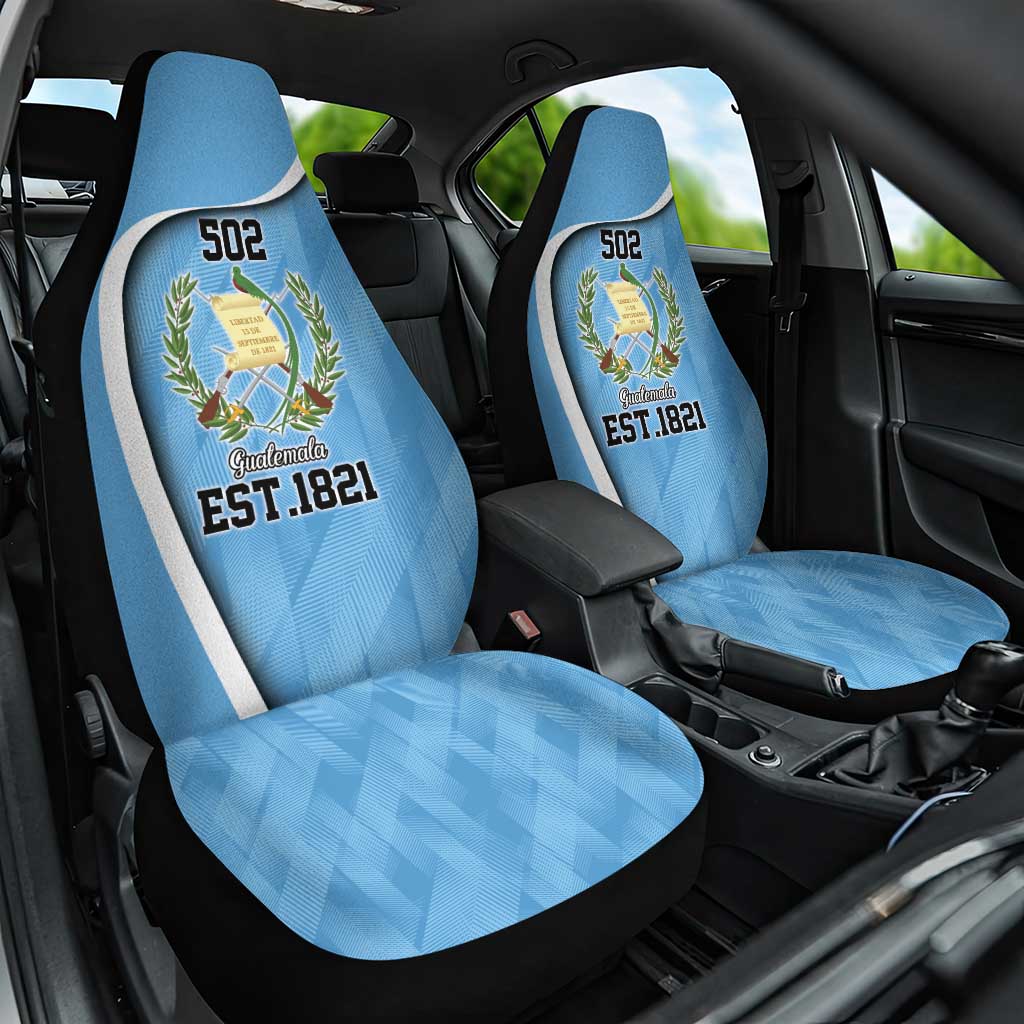 Guatemala Independence Day Car Seat Cover Since 1821 September 15 - Wonder Print Shop