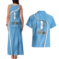 Guatemala Independence Day Couples Matching Tank Maxi Dress and Hawaiian Shirt Since 1821 September 15 - Wonder Print Shop