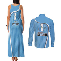 Guatemala Independence Day Couples Matching Tank Maxi Dress and Long Sleeve Button Shirt Since 1821 September 15 - Wonder Print Shop