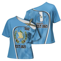 Guatemala Independence Day Cross Shoulder Shirt Since 1821 September 15 - Wonder Print Shop