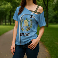 Guatemala Independence Day Cross Shoulder Shirt Since 1821 September 15 - Wonder Print Shop