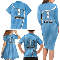 Guatemala Independence Day Family Matching Long Sleeve Bodycon Dress and Hawaiian Shirt Since 1821 September 15 - Wonder Print Shop