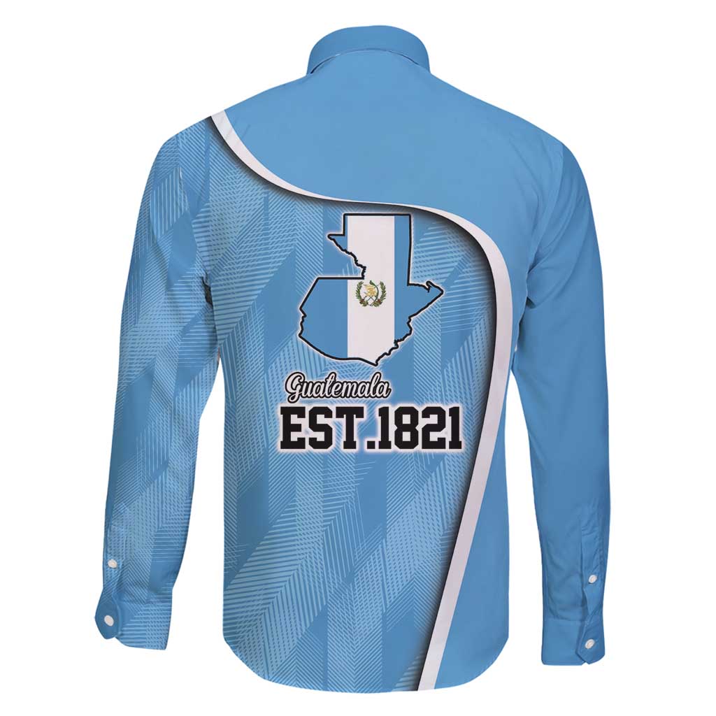 Guatemala Independence Day Family Matching Long Sleeve Bodycon Dress and Hawaiian Shirt Since 1821 September 15 - Wonder Print Shop