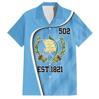 Guatemala Independence Day Family Matching Off The Shoulder Long Sleeve Dress and Hawaiian Shirt Since 1821 September 15 - Wonder Print Shop