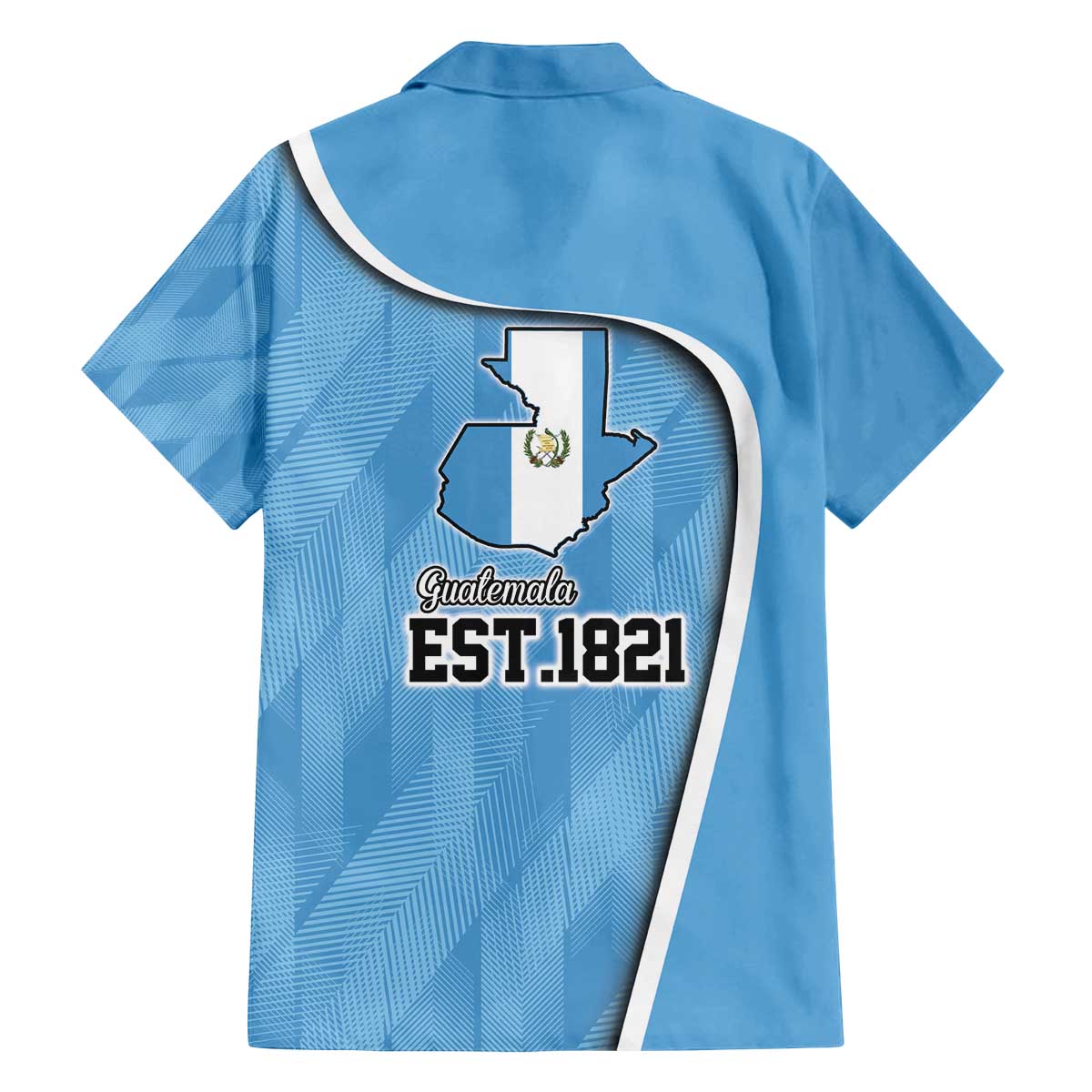 Guatemala Independence Day Family Matching Off The Shoulder Long Sleeve Dress and Hawaiian Shirt Since 1821 September 15 - Wonder Print Shop