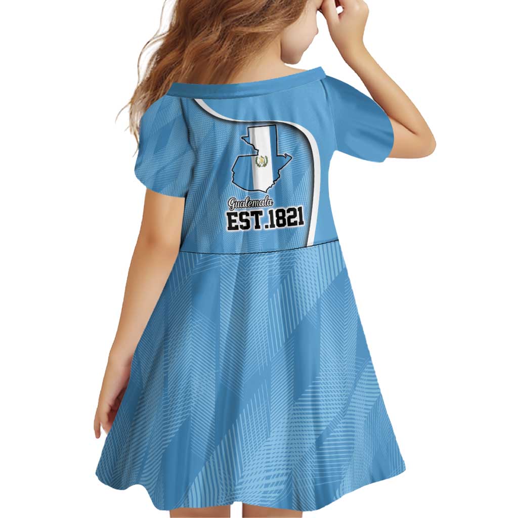 Guatemala Independence Day Family Matching Off Shoulder Short Dress and Hawaiian Shirt Since 1821 September 15 - Wonder Print Shop