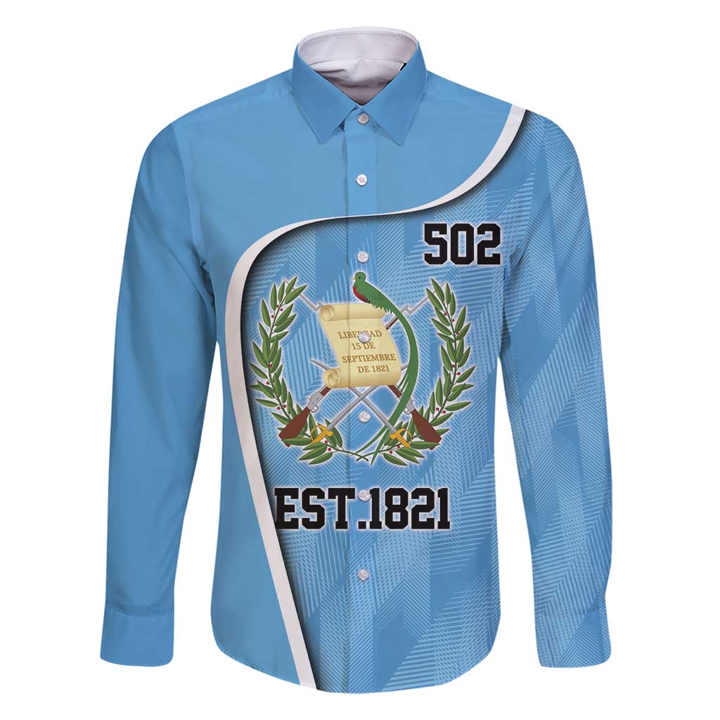 Guatemala Independence Day Family Matching Off Shoulder Short Dress and Hawaiian Shirt Since 1821 September 15 - Wonder Print Shop