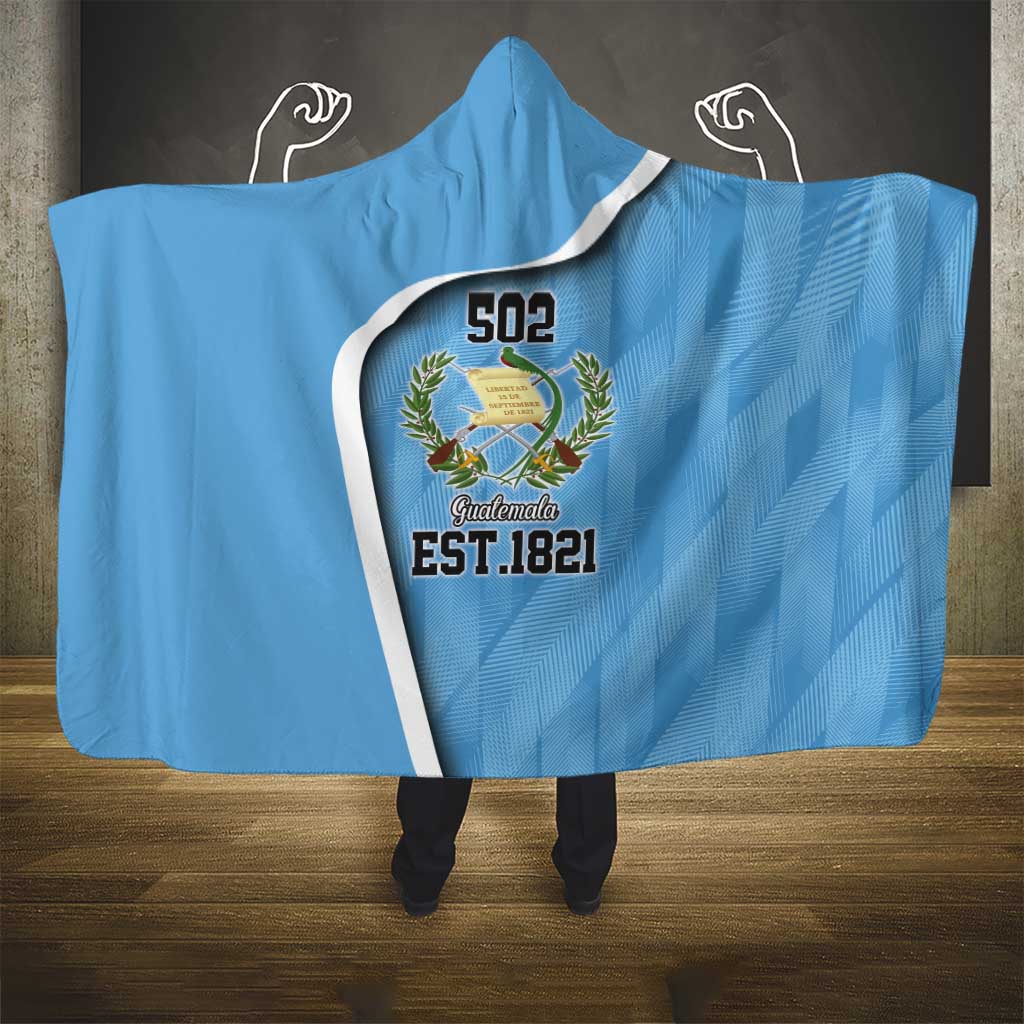 Guatemala Independence Day Hooded Blanket Since 1821 September 15 - Wonder Print Shop
