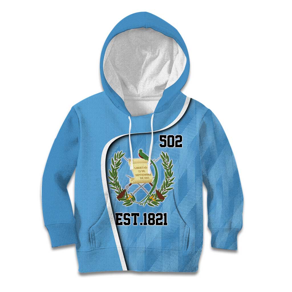 Guatemala Independence Day Kid Hoodie Since 1821 September 15 - Wonder Print Shop