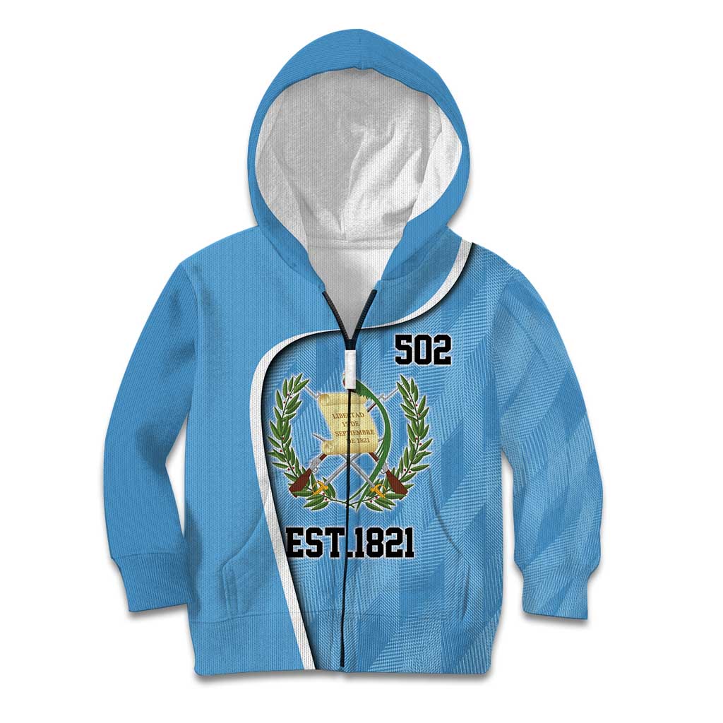 Guatemala Independence Day Kid Hoodie Since 1821 September 15 - Wonder Print Shop
