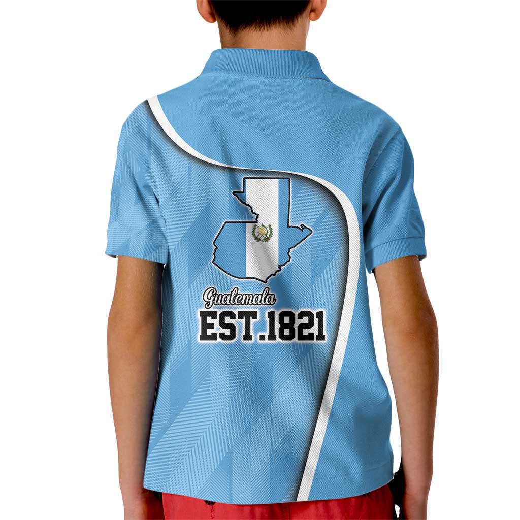 Guatemala Independence Day Kid Polo Shirt Since 1821 September 15 - Wonder Print Shop