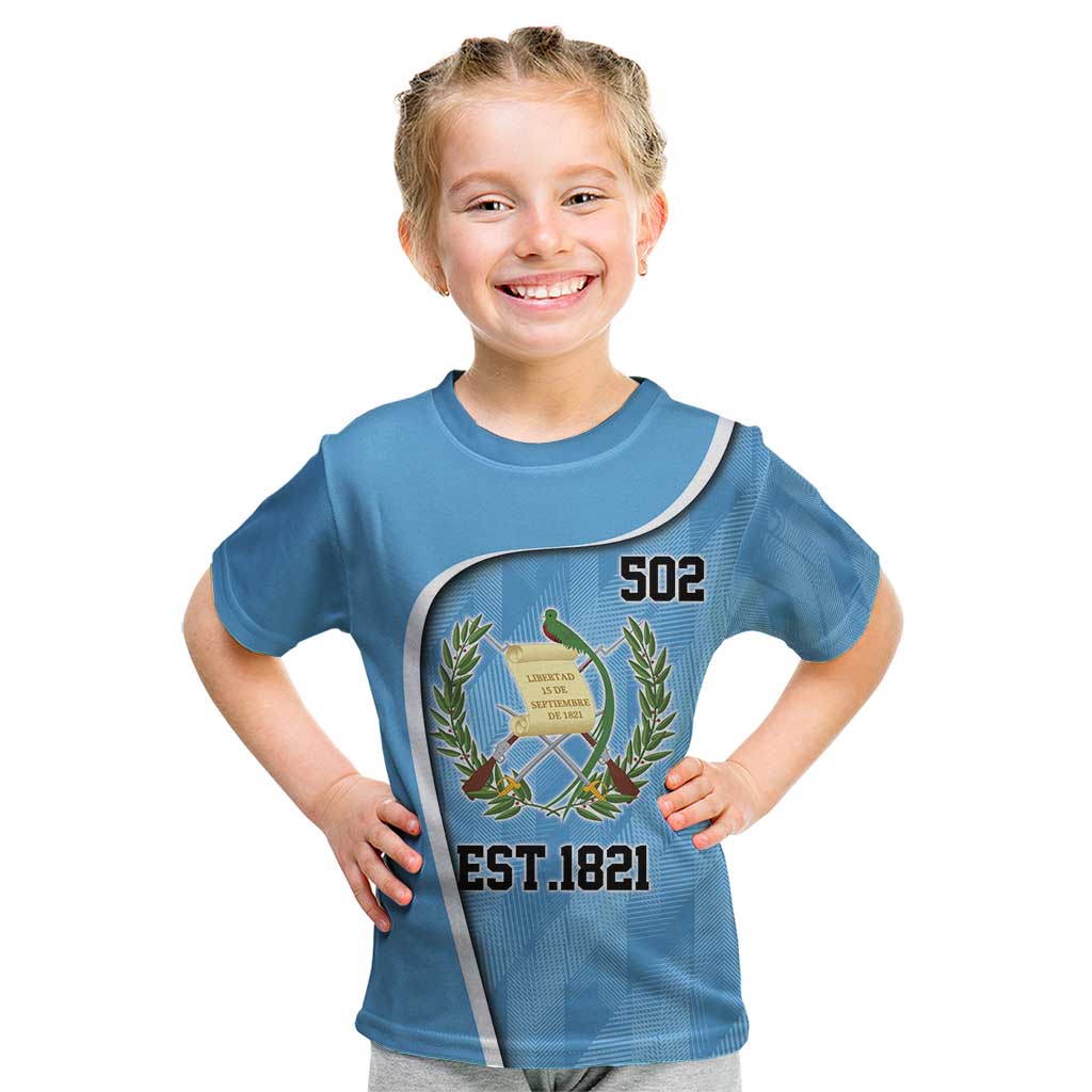 Guatemala Independence Day Kid T Shirt Since 1821 September 15 - Wonder Print Shop