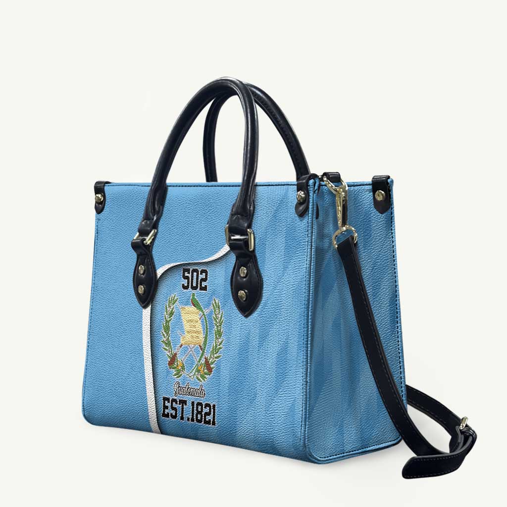 Guatemala Independence Day Leather Bag Since 1821 September 15 - Wonder Print Shop