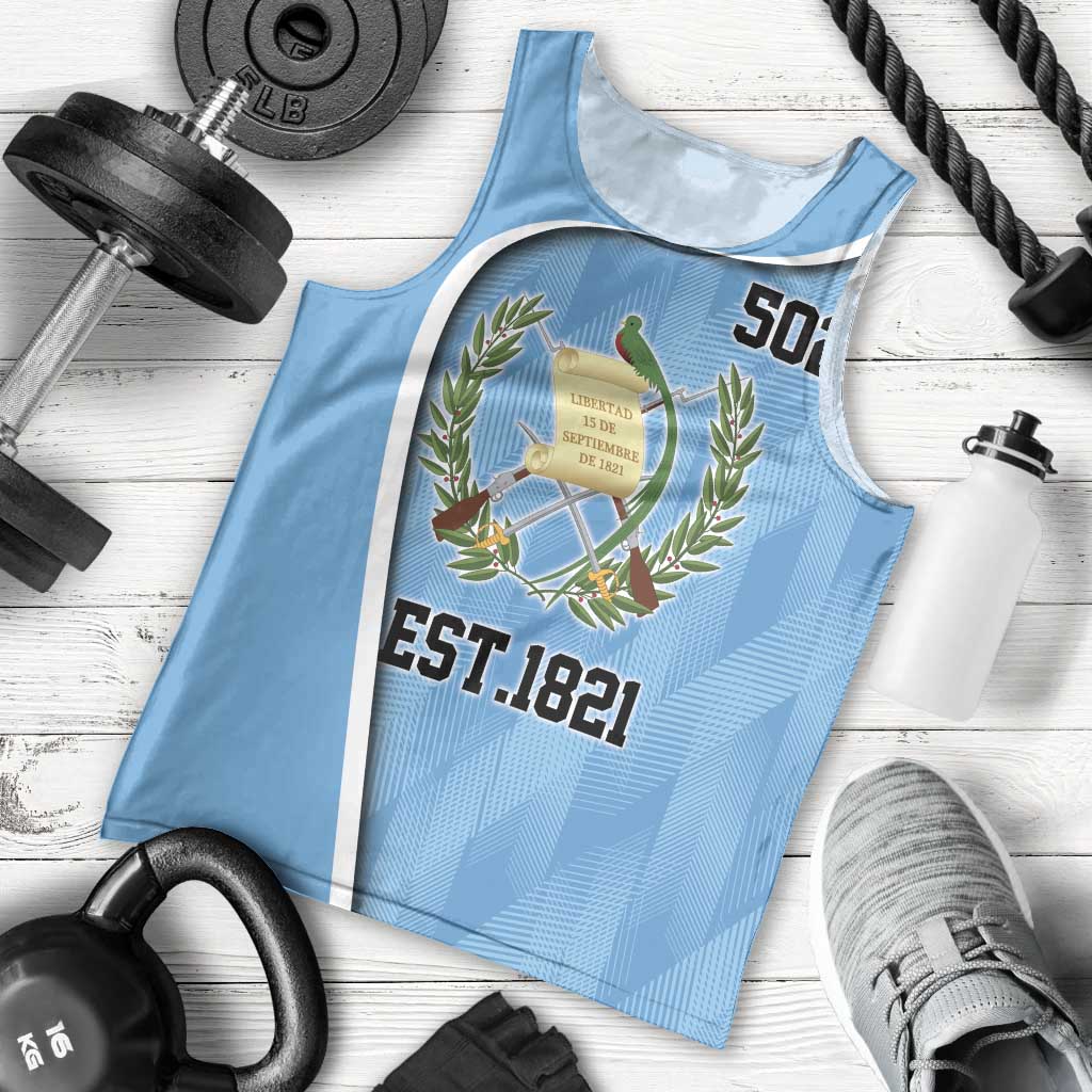 Guatemala Independence Day Men Tank Top Since 1821 September 15 - Wonder Print Shop
