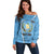 Guatemala Independence Day Off Shoulder Sweater Since 1821 September 15 - Wonder Print Shop