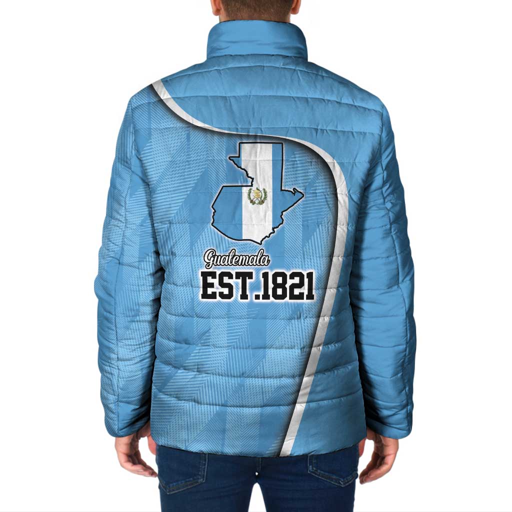 Guatemala Independence Day Padded Jacket Since 1821 September 15 - Wonder Print Shop