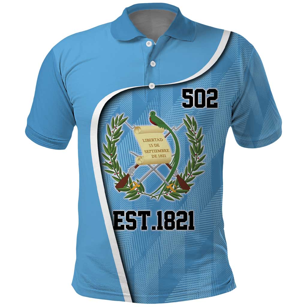 Guatemala Independence Day Polo Shirt Since 1821 September 15 - Wonder Print Shop