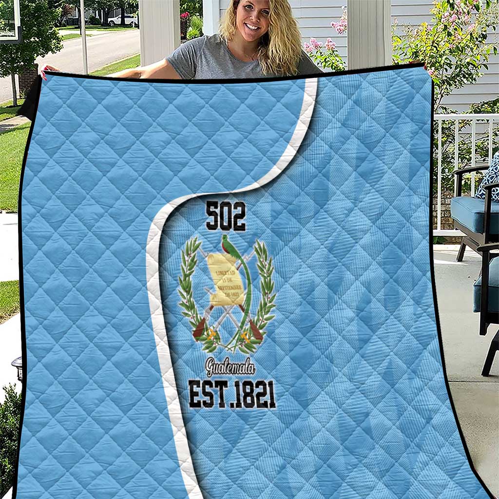 Guatemala Independence Day Quilt Since 1821 September 15 - Wonder Print Shop