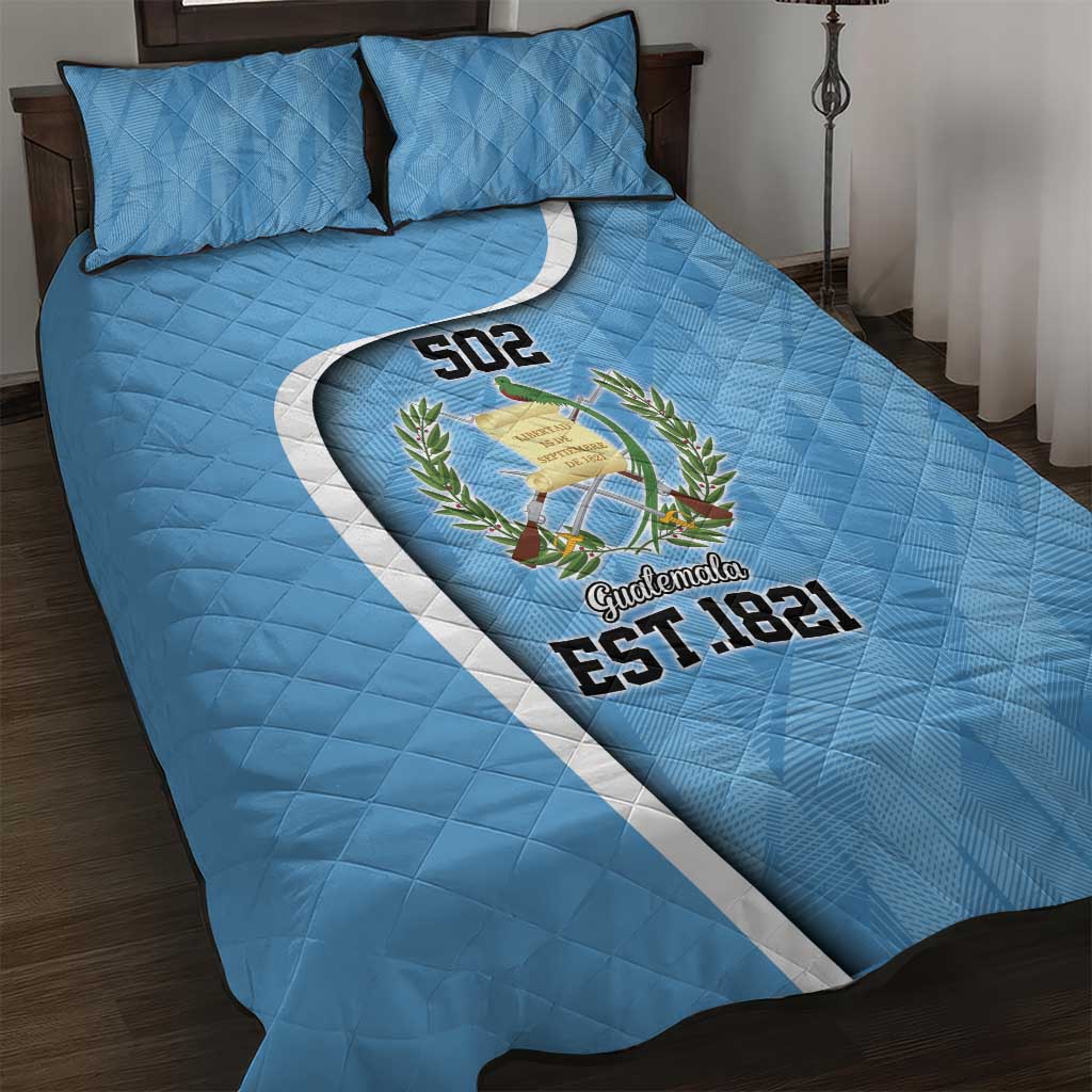 Guatemala Independence Day Quilt Bed Set Since 1821 September 15 - Wonder Print Shop