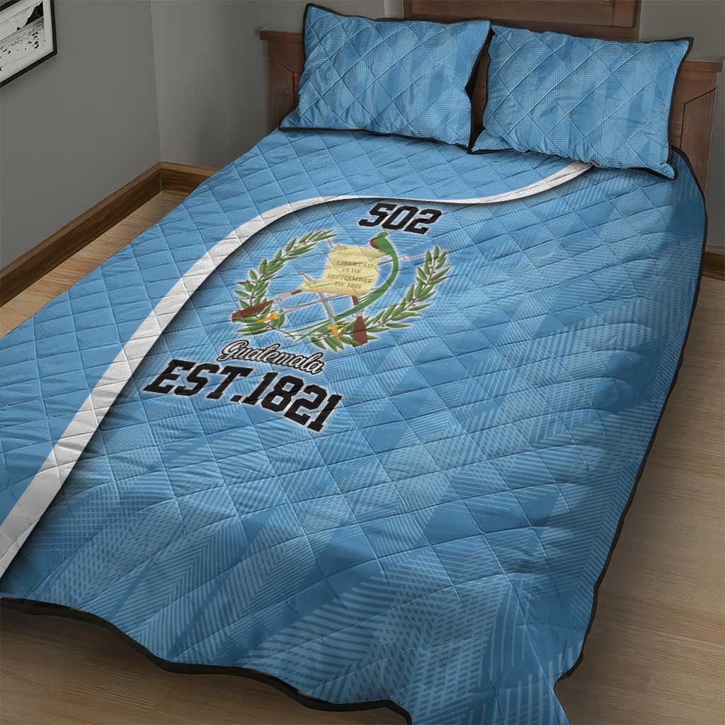 Guatemala Independence Day Quilt Bed Set Since 1821 September 15 - Wonder Print Shop