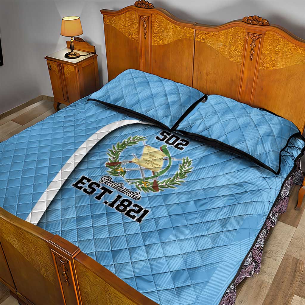 Guatemala Independence Day Quilt Bed Set Since 1821 September 15 - Wonder Print Shop