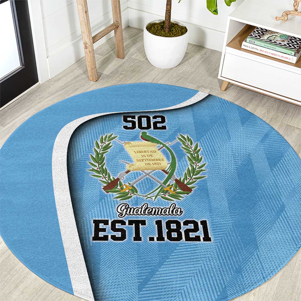 Guatemala Independence Day Round Carpet Since 1821 September 15 - Wonder Print Shop
