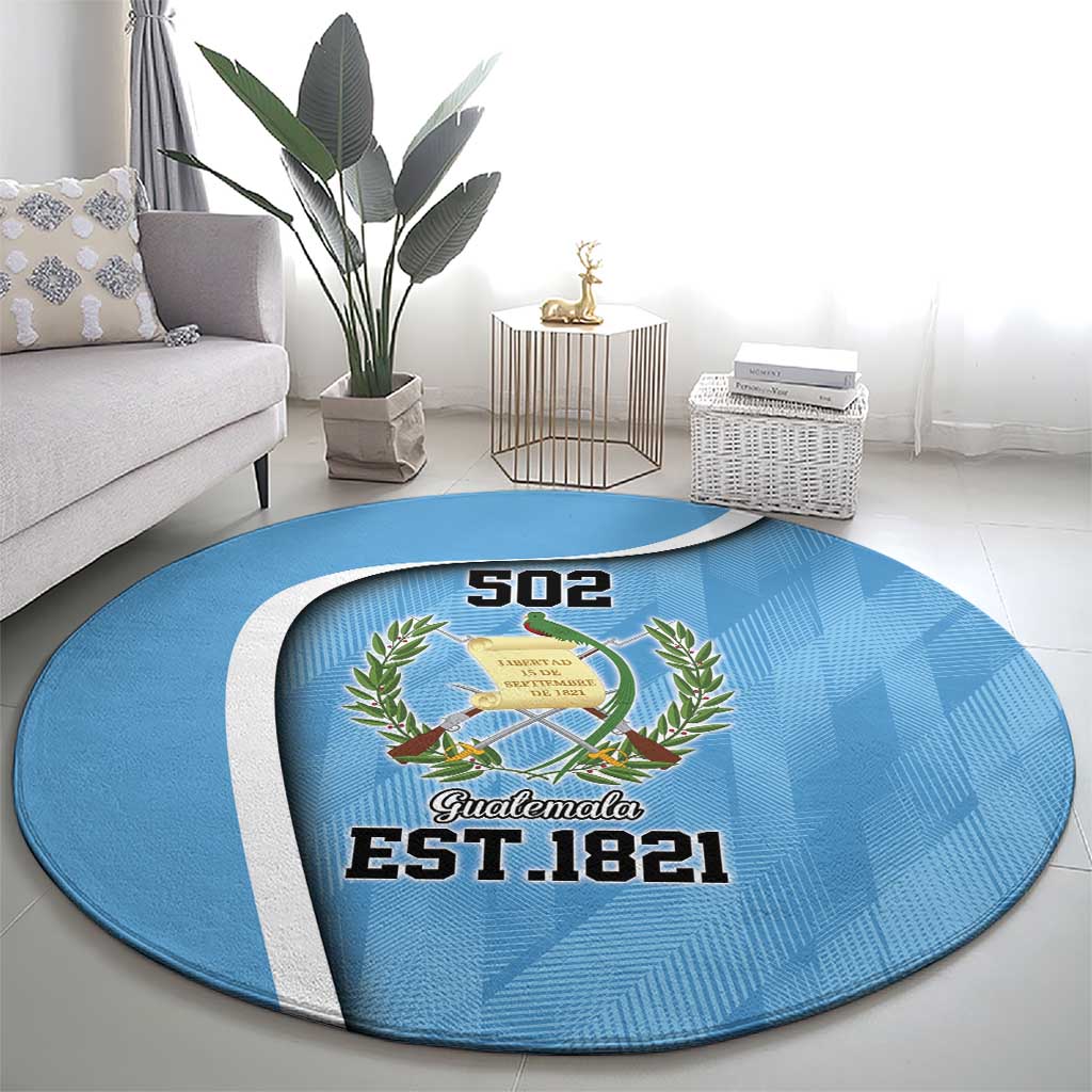 Guatemala Independence Day Round Carpet Since 1821 September 15 - Wonder Print Shop