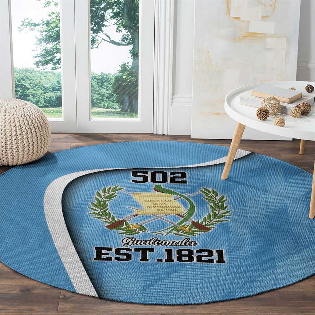 Guatemala Independence Day Round Carpet Since 1821 September 15 - Wonder Print Shop
